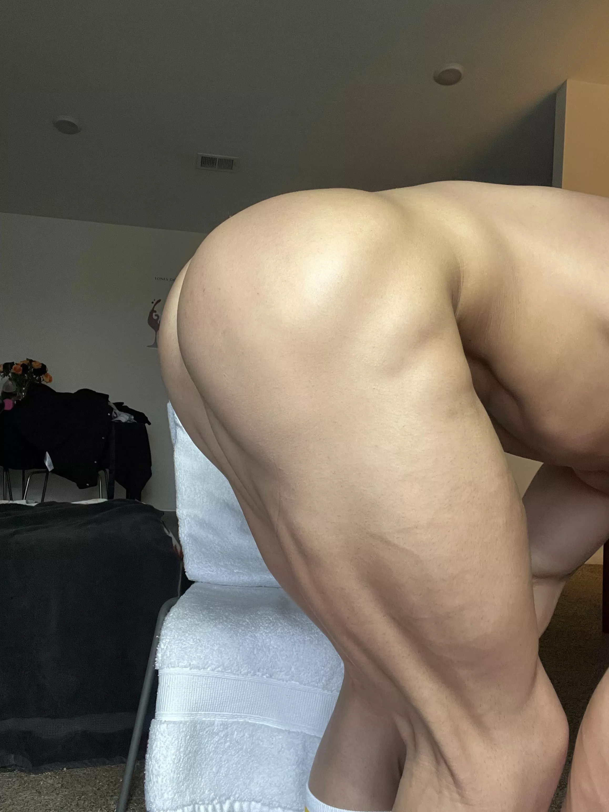 It may be round but it still jiggles when you smack it