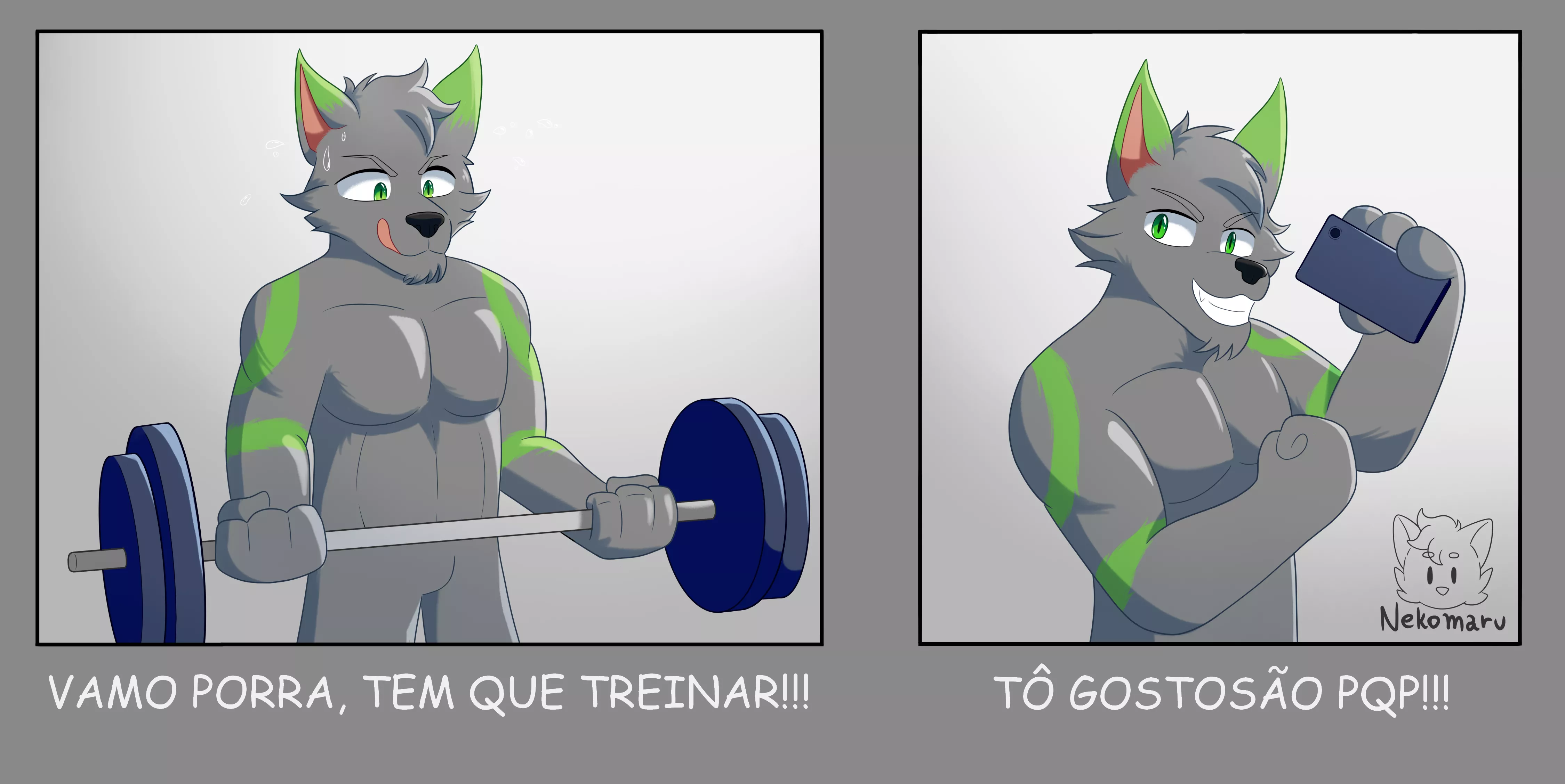 Kiwid's Workout (commission by me)