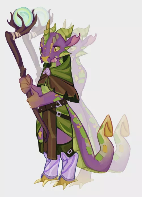 kobold inspired by spike! (art by me)
