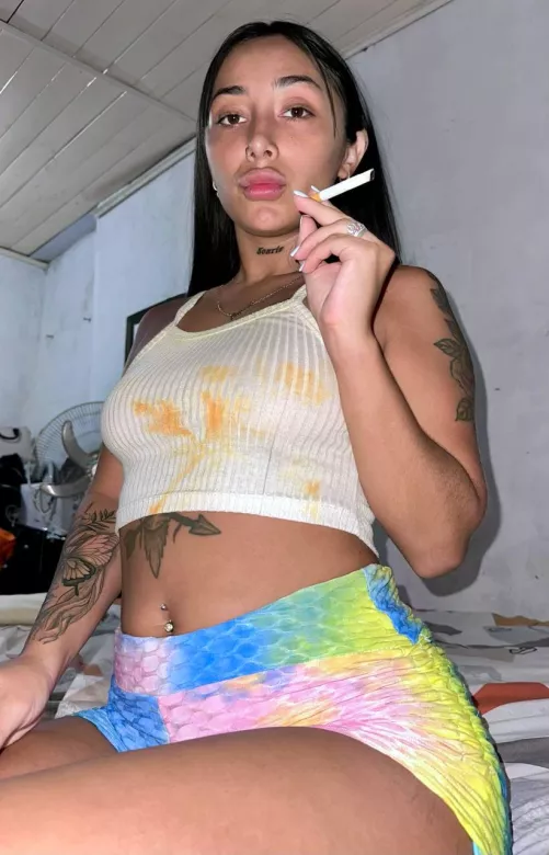 Let's smoke naked together baby