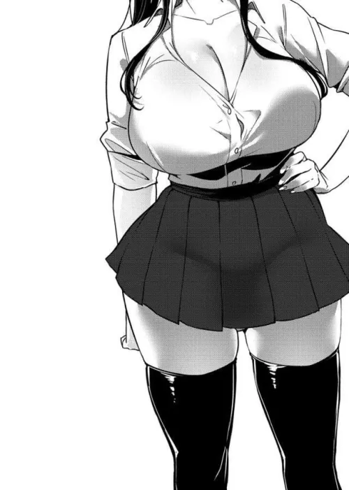LF Mono Source: big breasts, white shirt, skirts, thick thighs, thigh highs