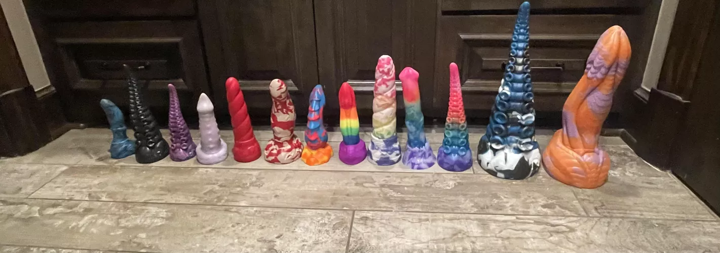 Lineup of my collection which grew over the past 2 years…