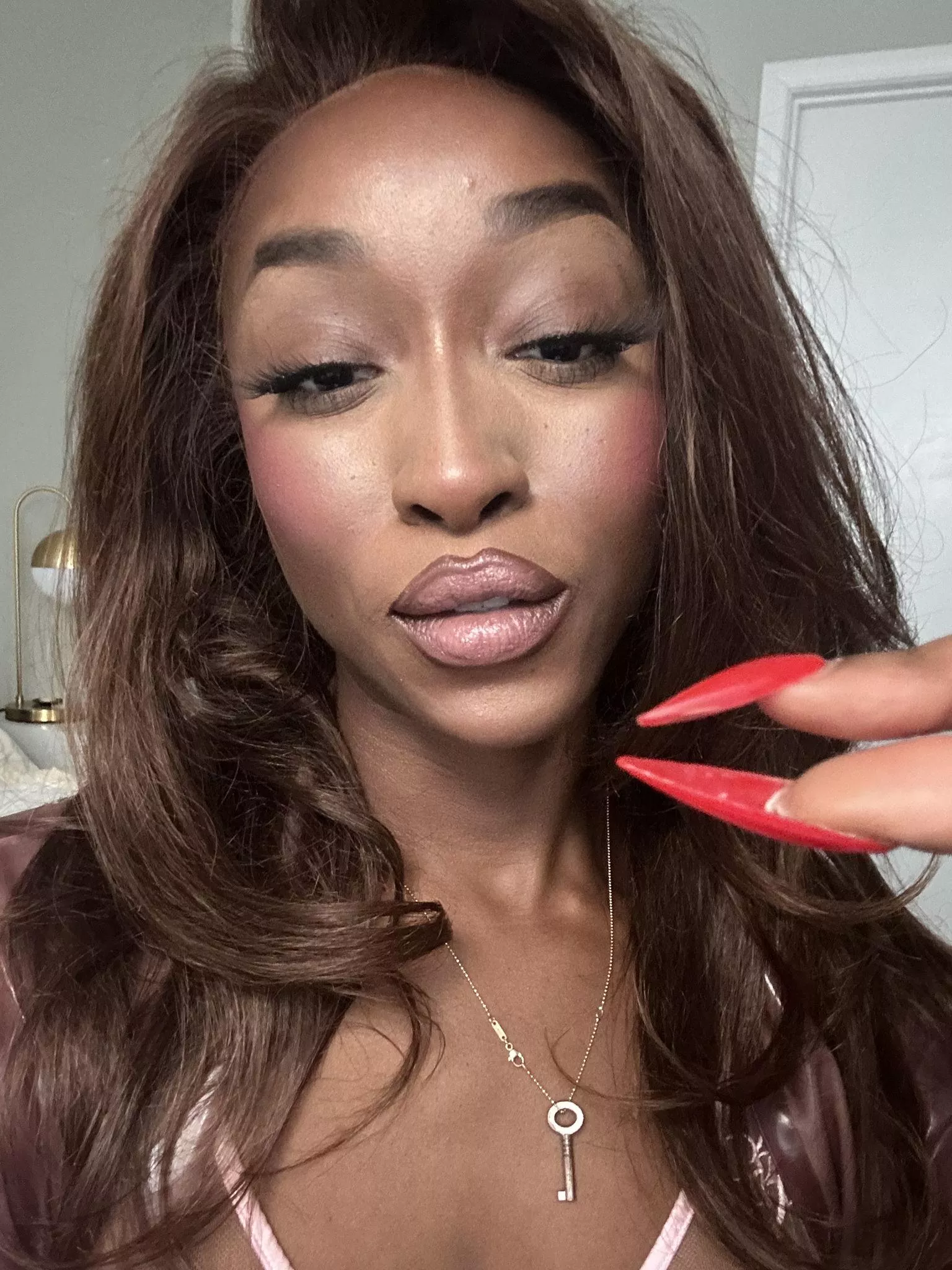 Only real men should be able to see more of my body. You hardly deserve to see my face!