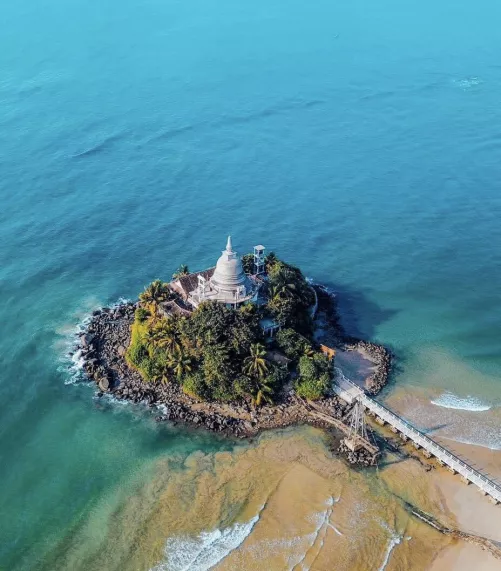 Pegion Island Matara,Sri Lanka