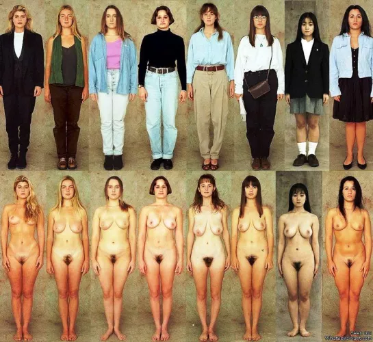 Quite the selection, clothed and unclothed