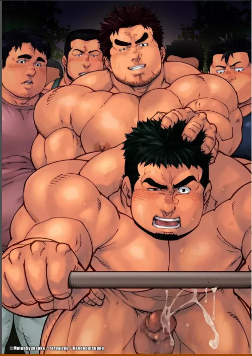 Rugby Captain dominates future star-player (by Terujirou)