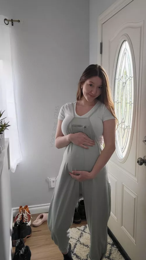 Showing off my little bump