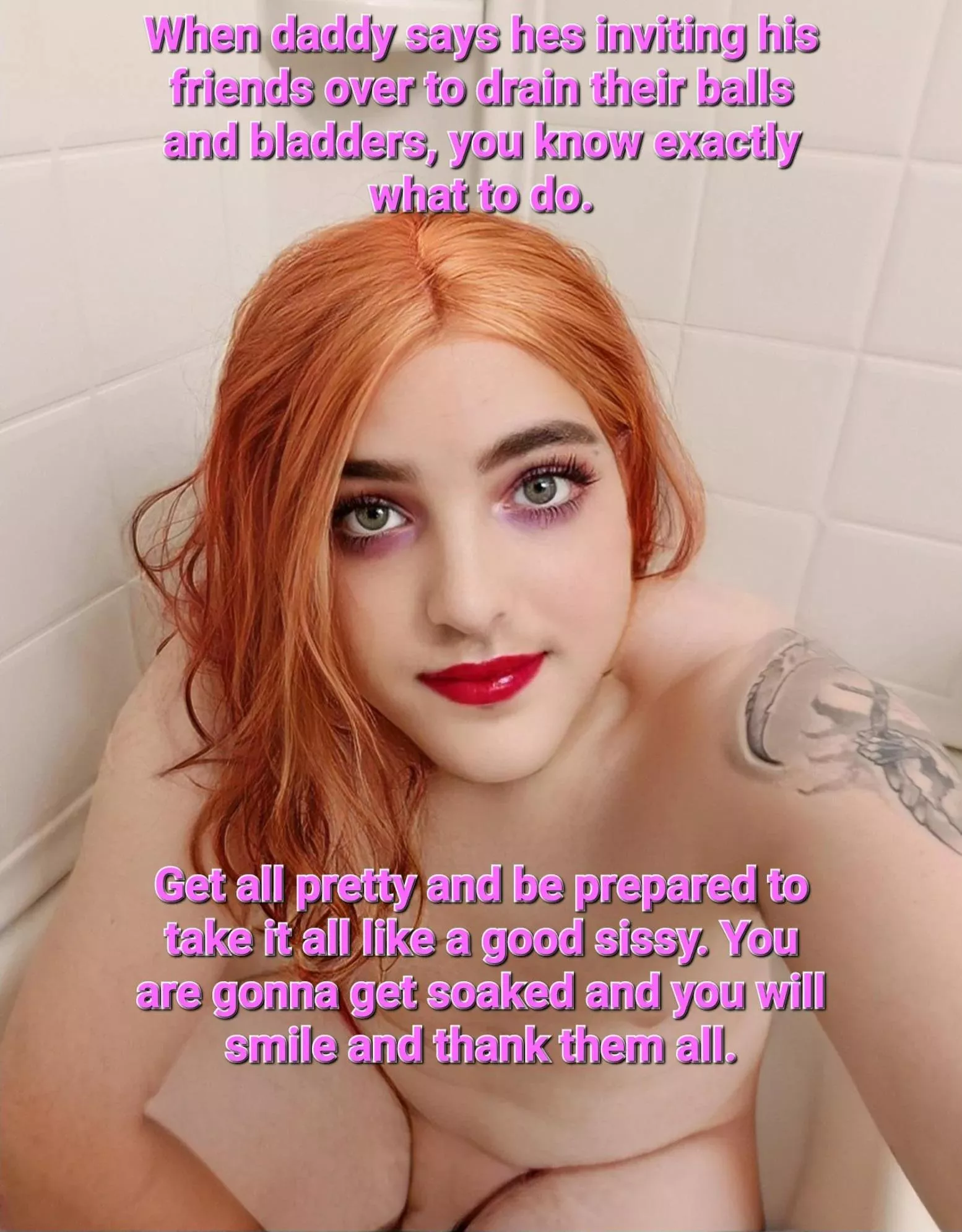 Sissys know their place