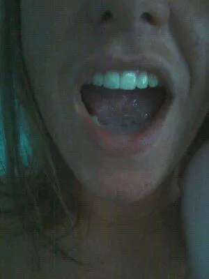 Sorry poor lighting. Spit or swallow 43 mom of 2 