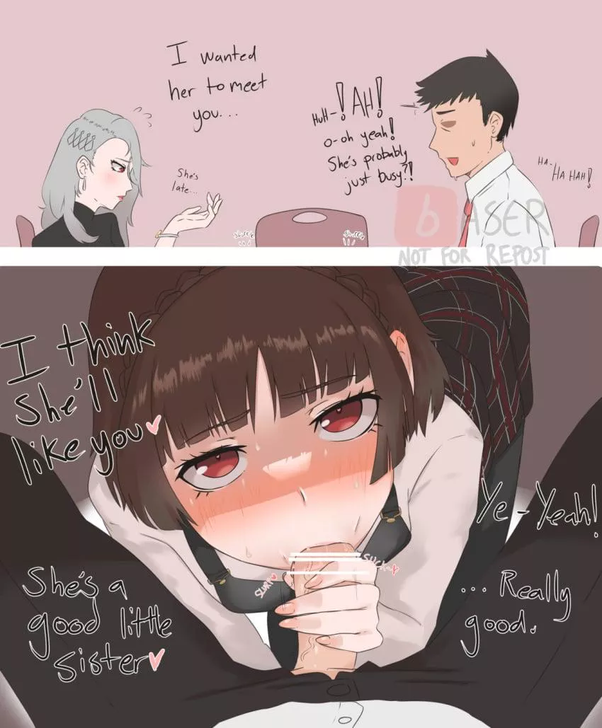 The boyfriend meeting girlfriend's little sister (18+) [Baserguy]