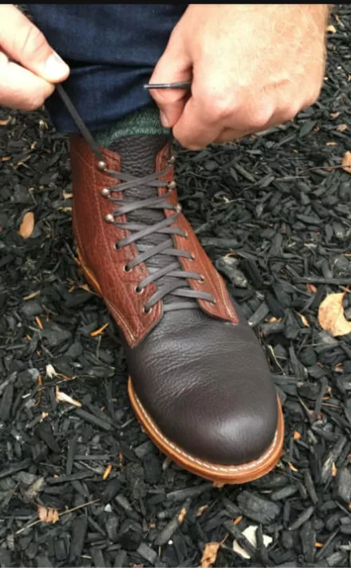 The most beautiful boot I've ever seen. Any recommendations for similar with contrasting colors like this?