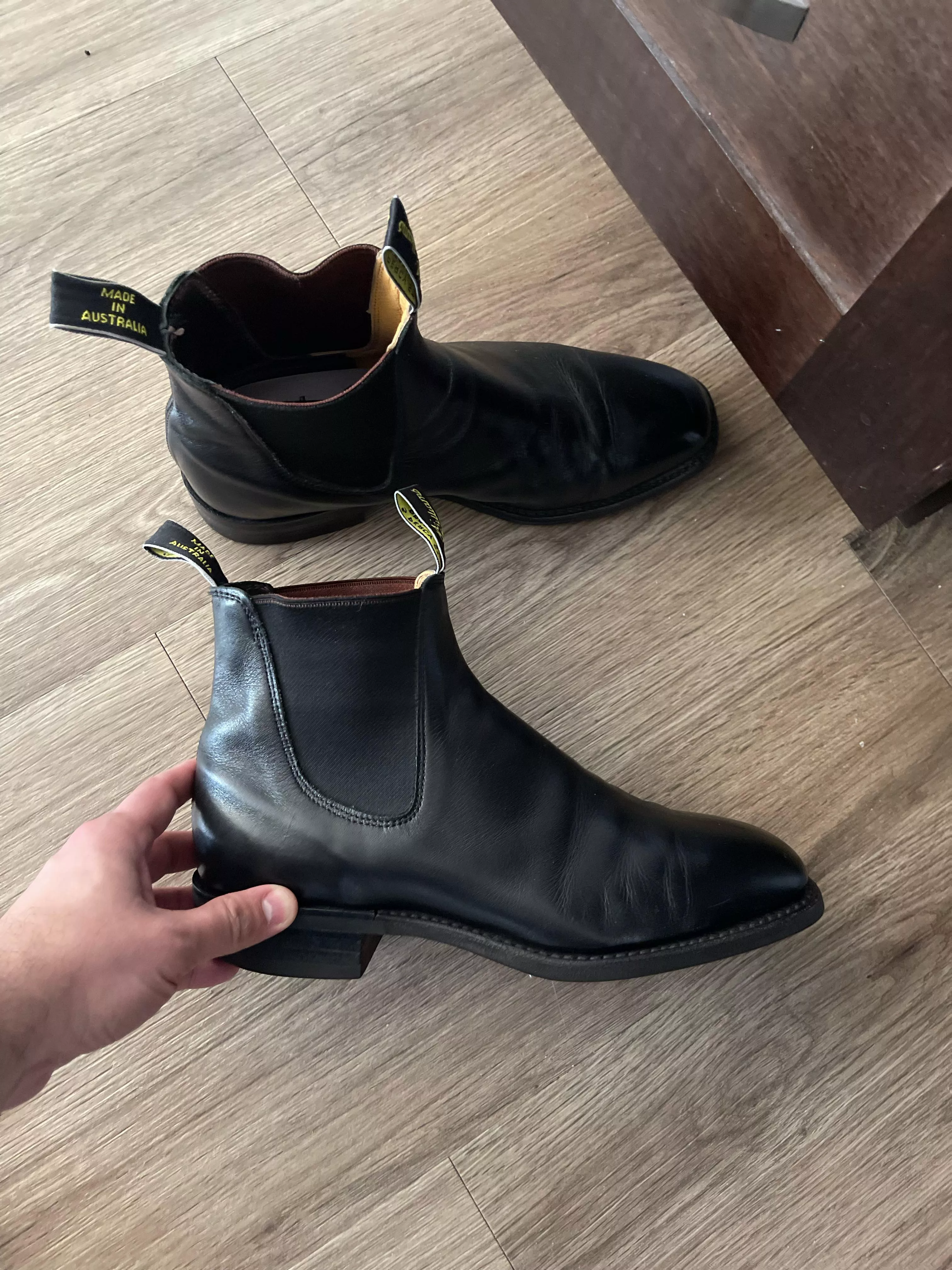 Used RM Williams or New Beckett Simonon