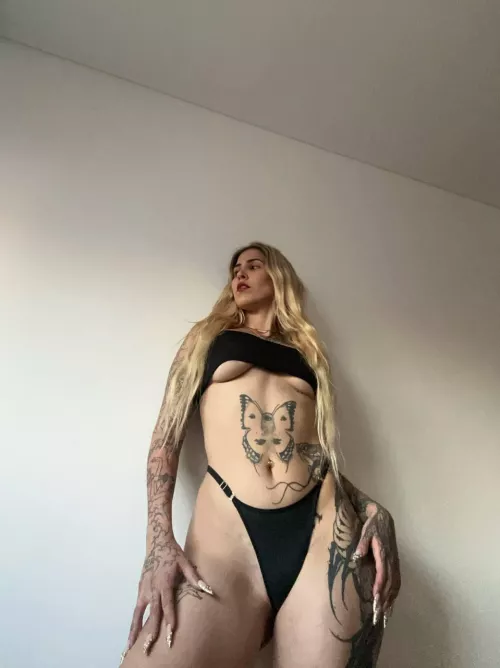 Which do you like better, my pretty face or my nails?