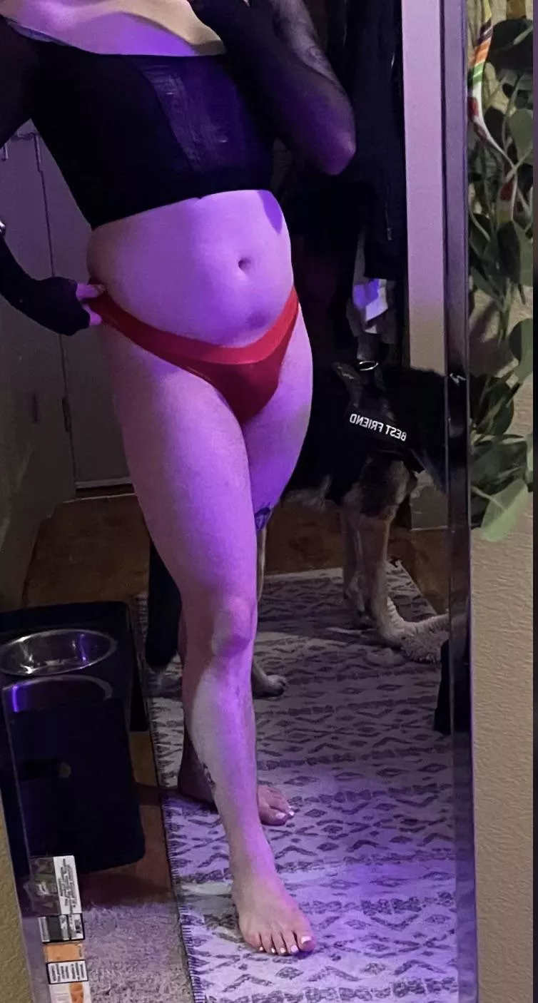 you walk in on me dressed like this wyd?