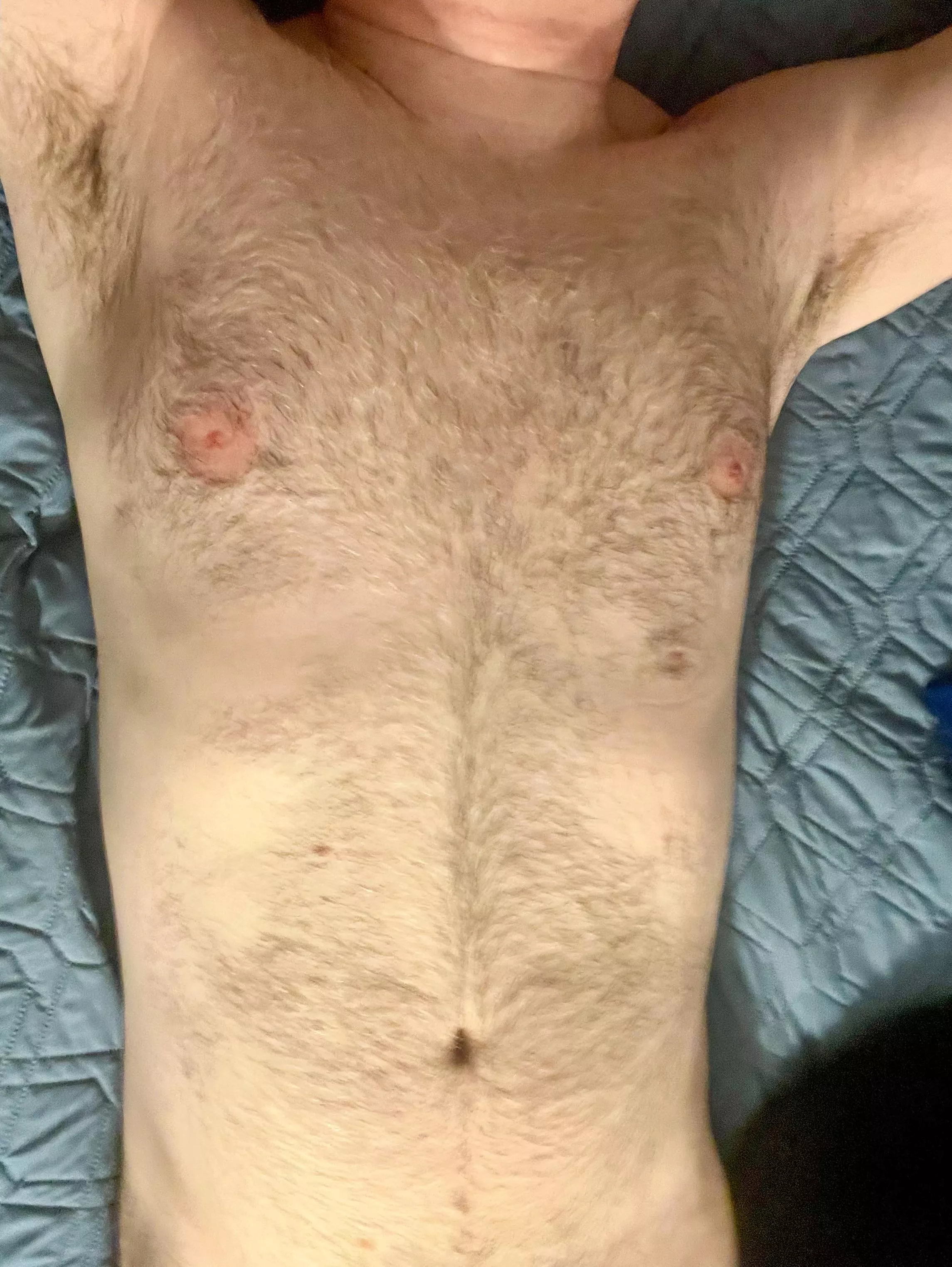 Your teacher with the chest hair peekin out of his shirt… maybe it’s me 