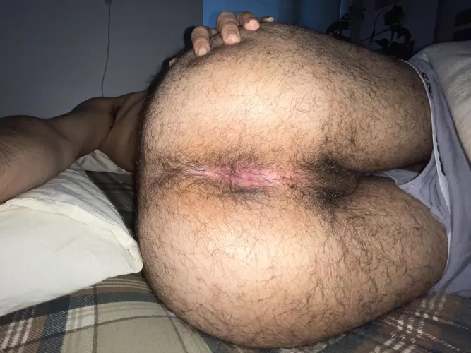 21. Horny boy with a hairy ass