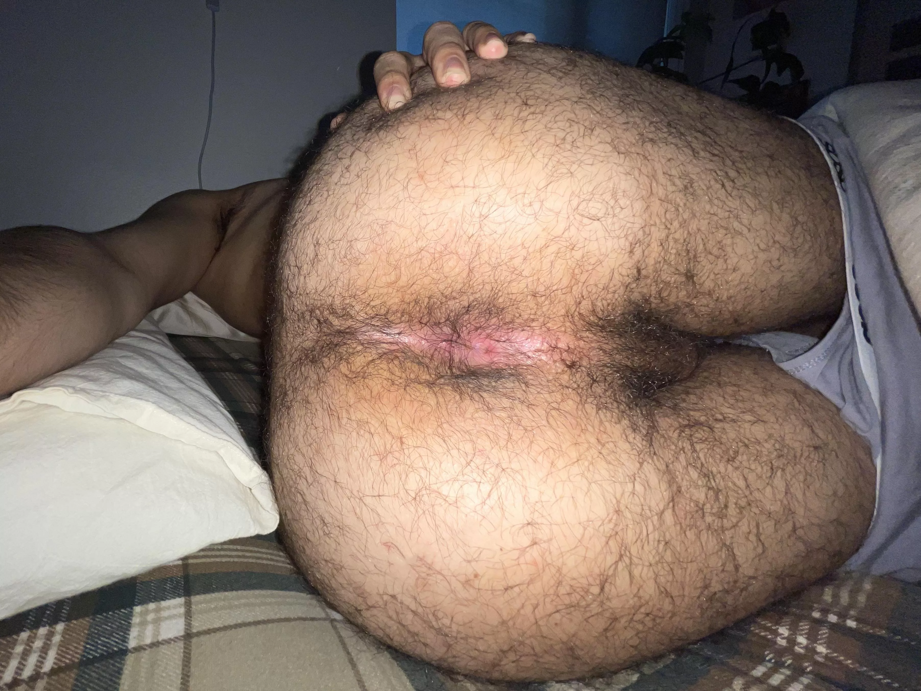 21. Horny boy with a hairy ass
