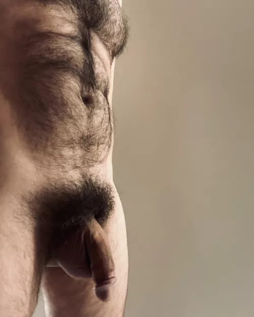 [44] I've got a strong back from carrying around all this dick...