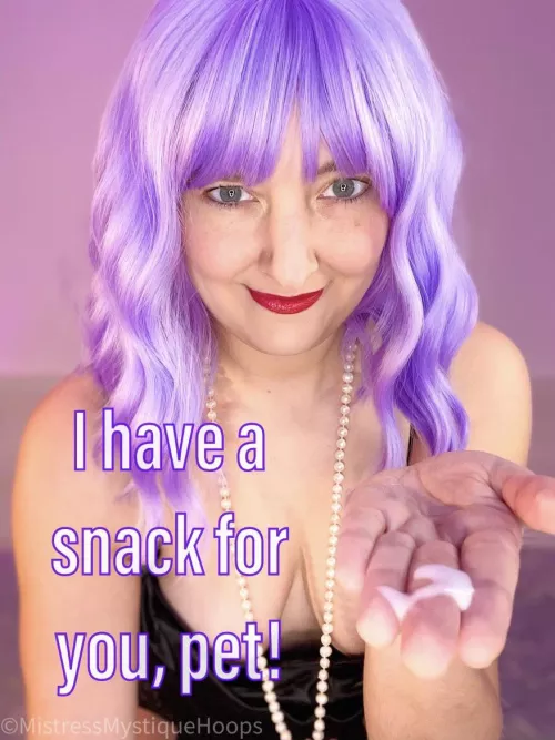 Are you ready for snack time?