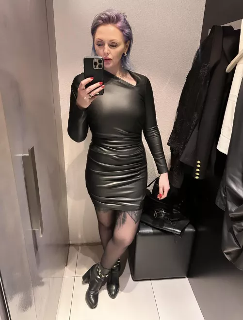Bought another 2 leather dresses yesterday