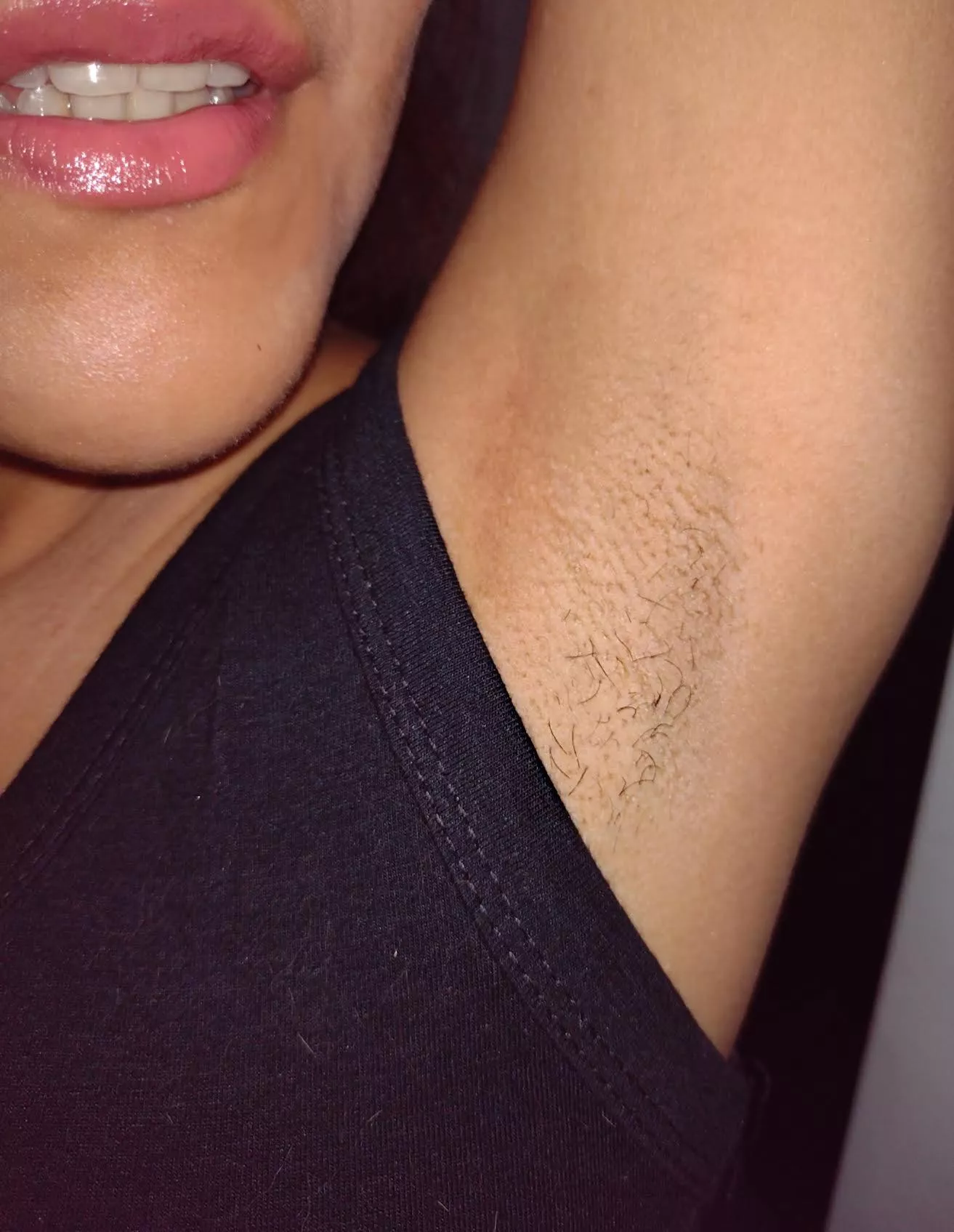 Can I put my armpit right in your face? 