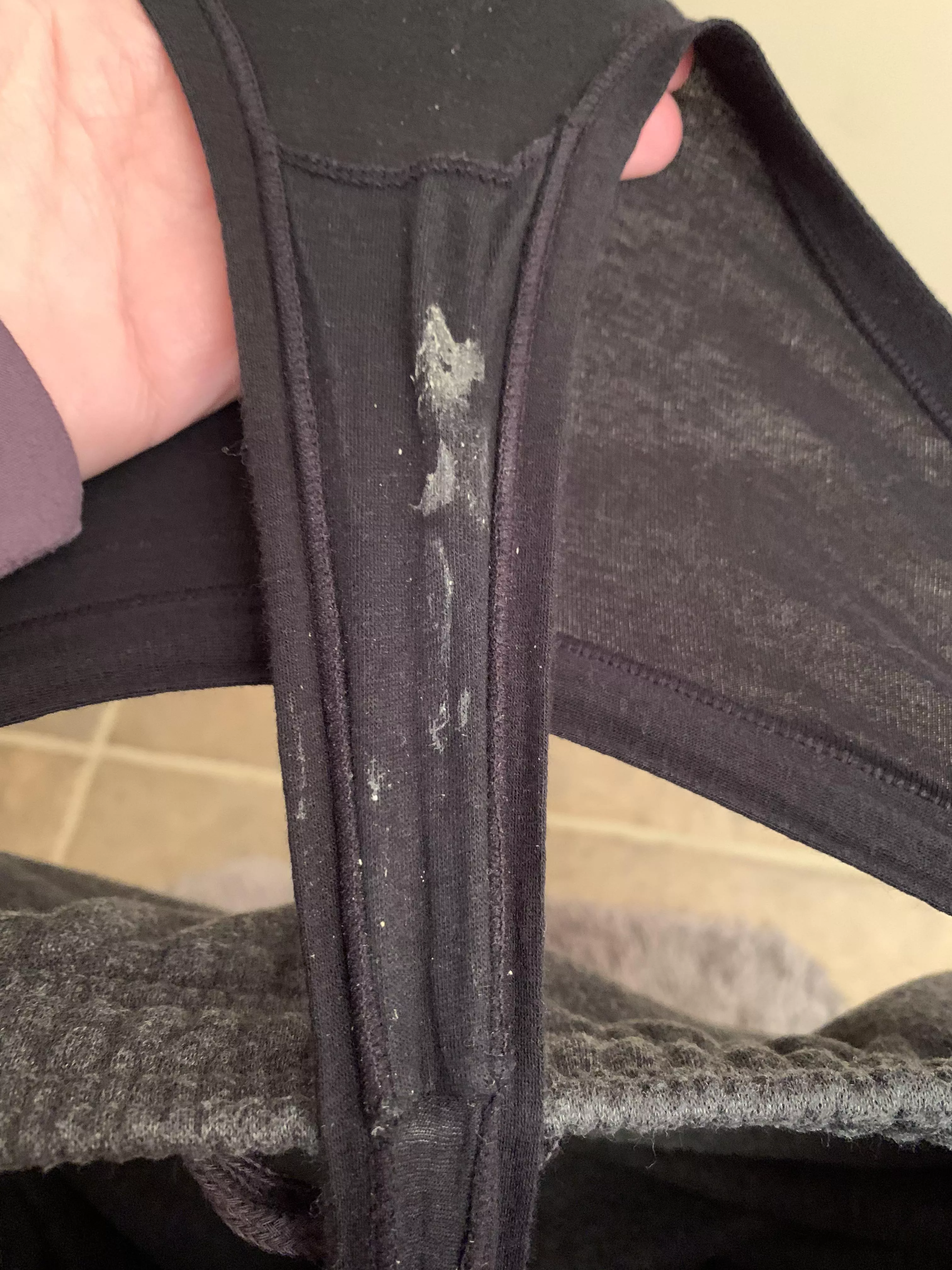 Creaming my thong again 34(f)