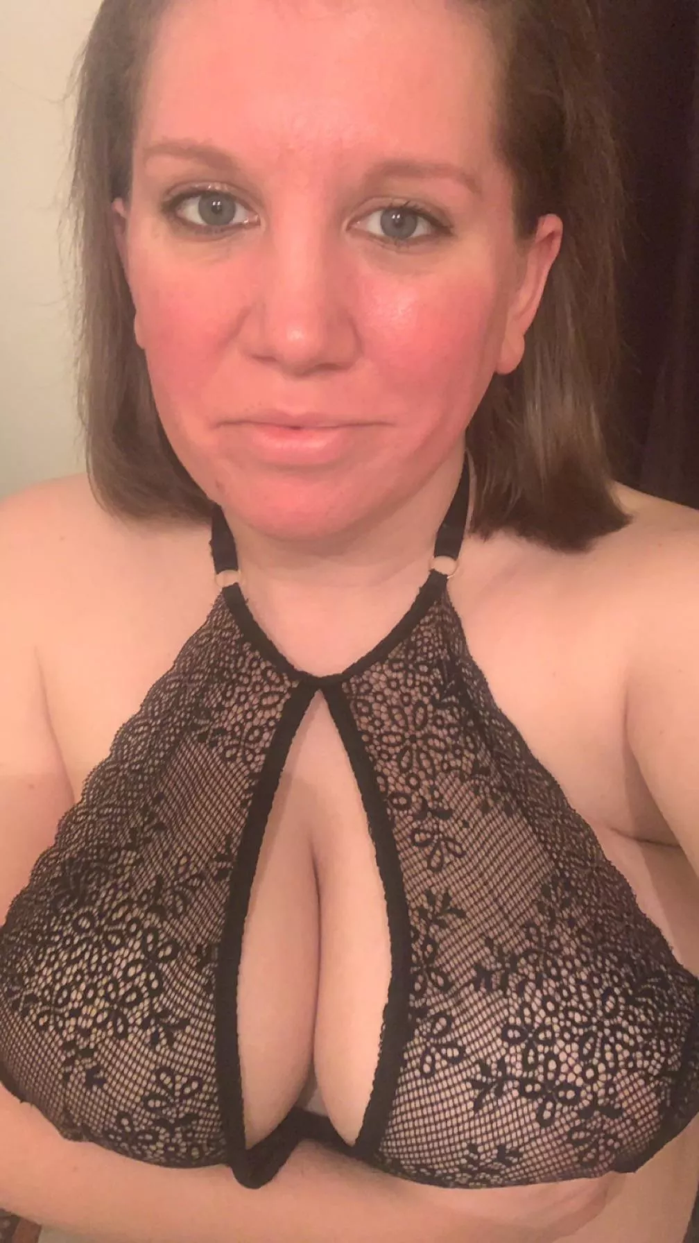 Cum on my face and tits. 
