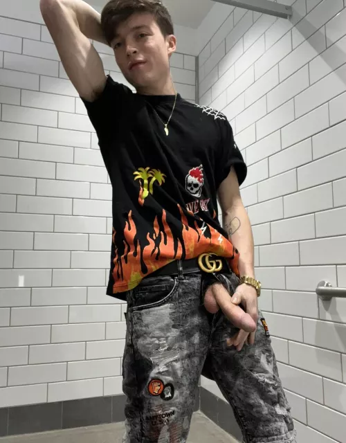 Didn’t know your shy goth gamer buddy was hung? 