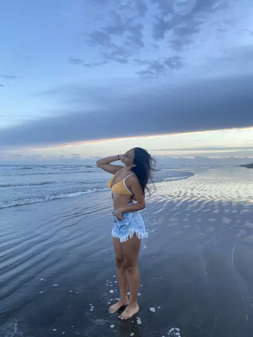 Even a cloudy day is a good day at the beach!