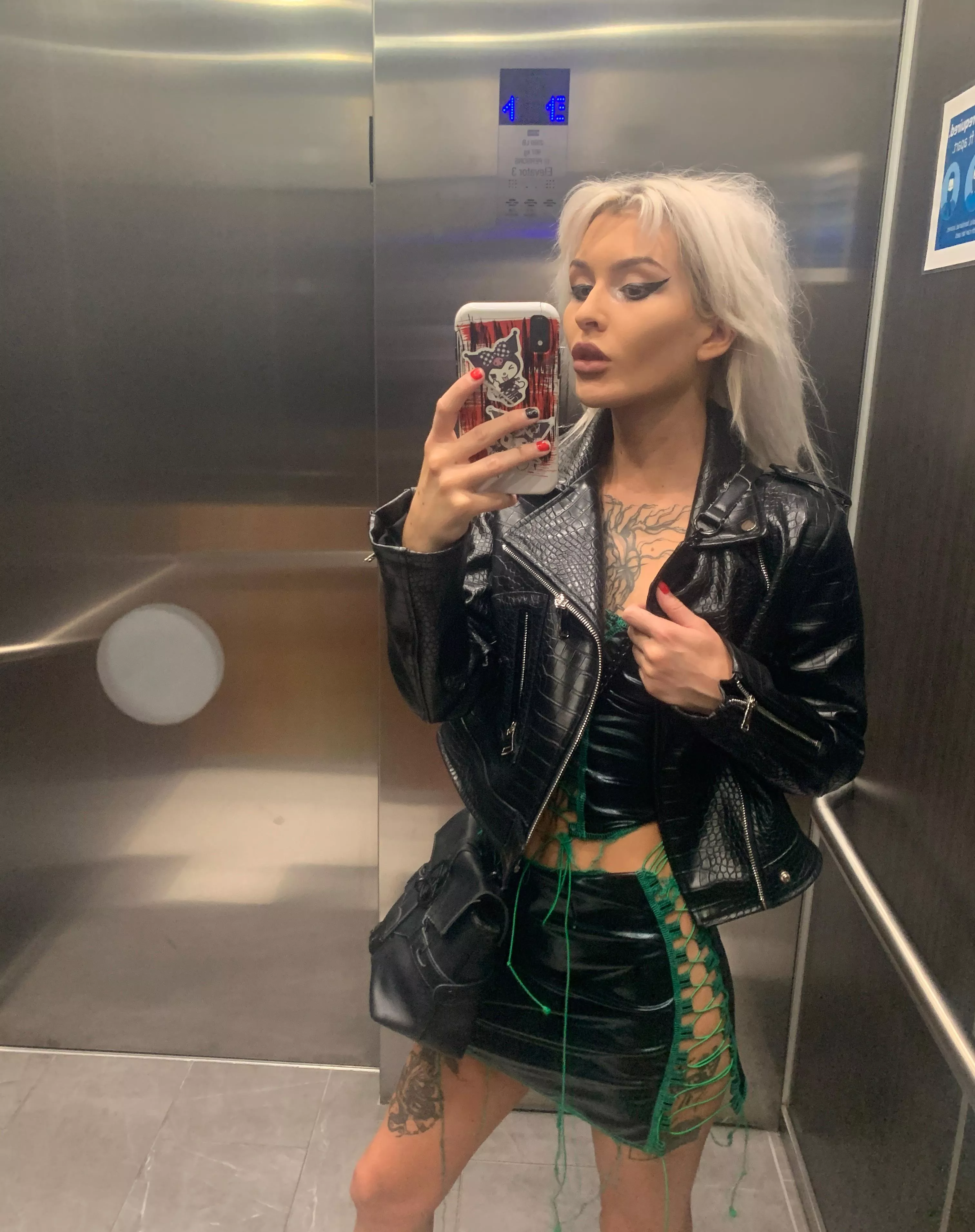 Feeling hot in this leather fit