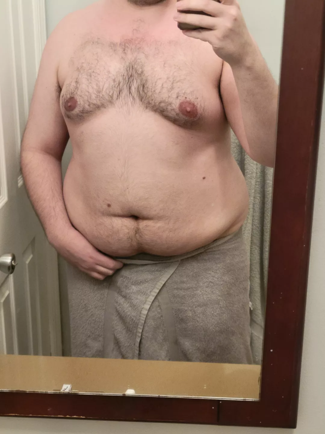 Finish drying me off?