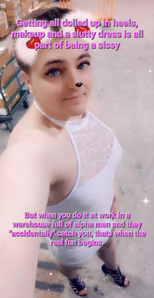 Get caught as a sissy, it's what you really want