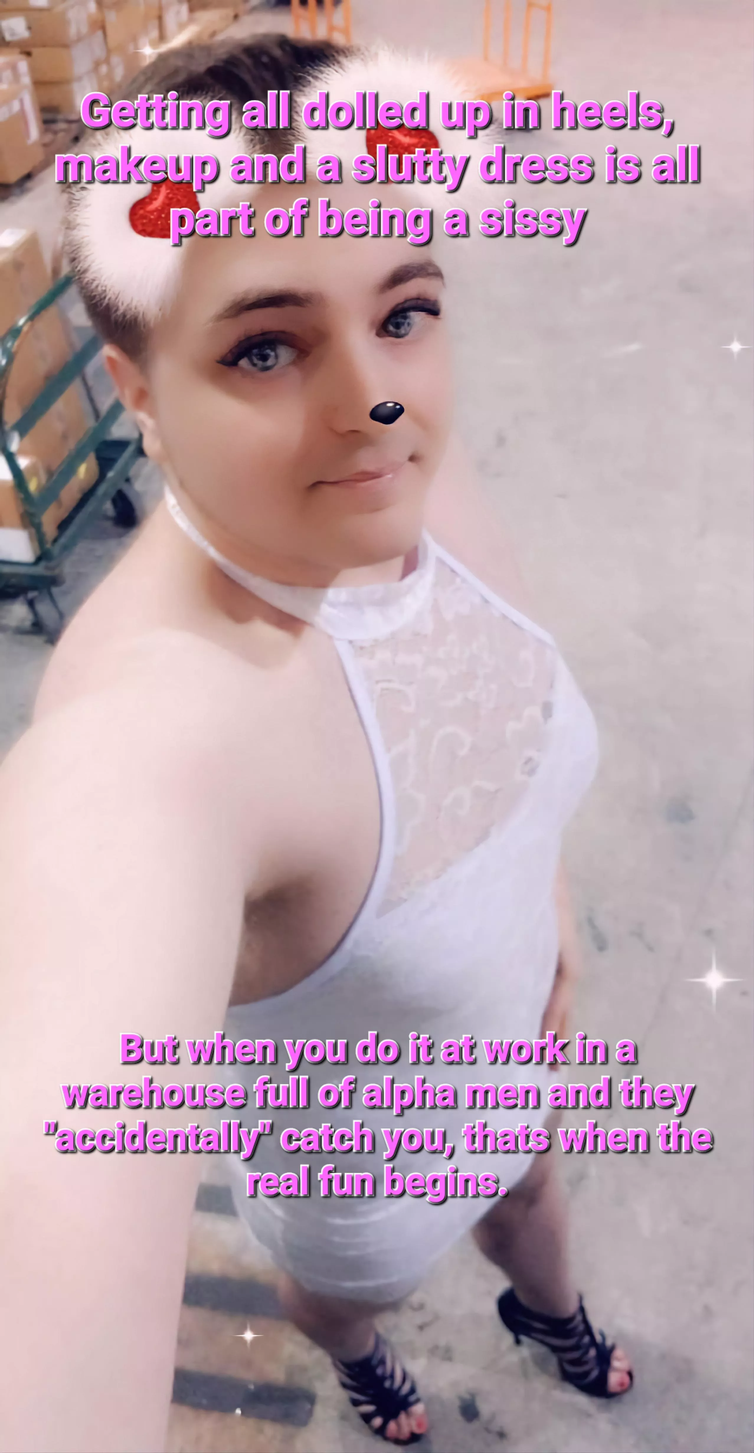 Get caught as a sissy, it's what you really want