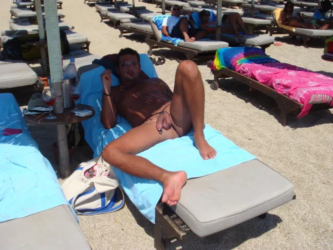 Hanging Very Loose on Clothed Beach