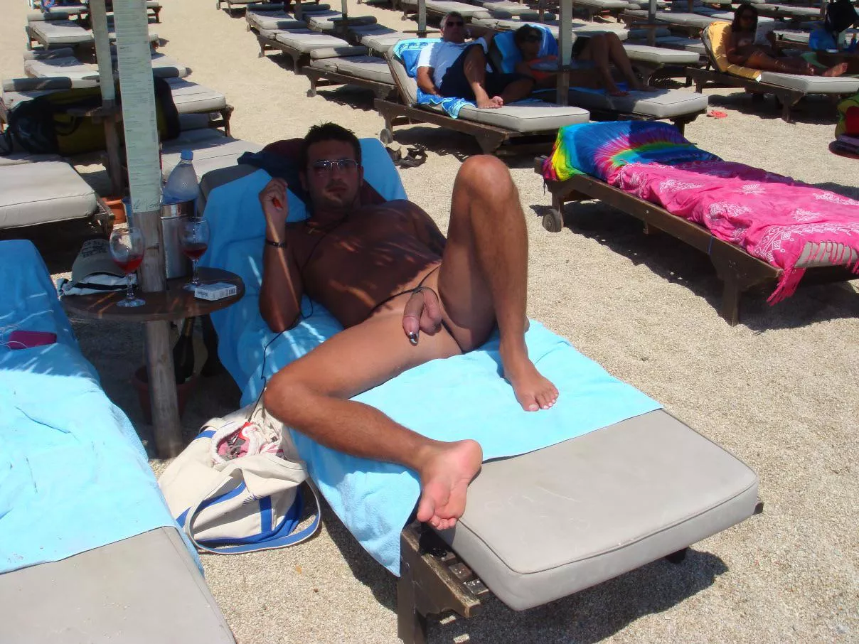 Hanging Very Loose on Clothed Beach