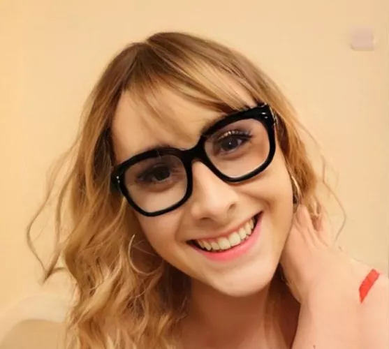 Happy as a girl with a little extra 