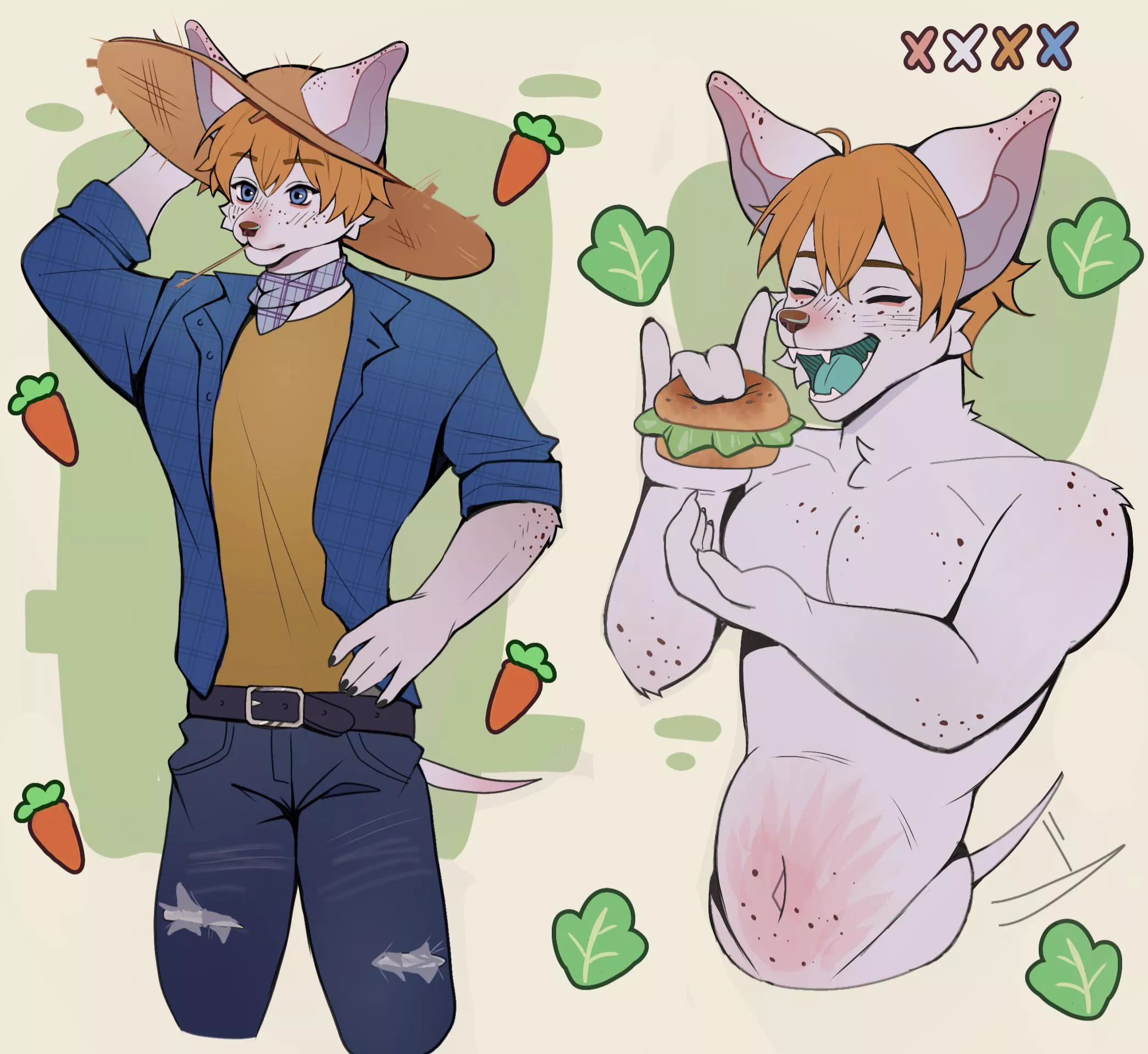 he’s farmin👨‍🌾