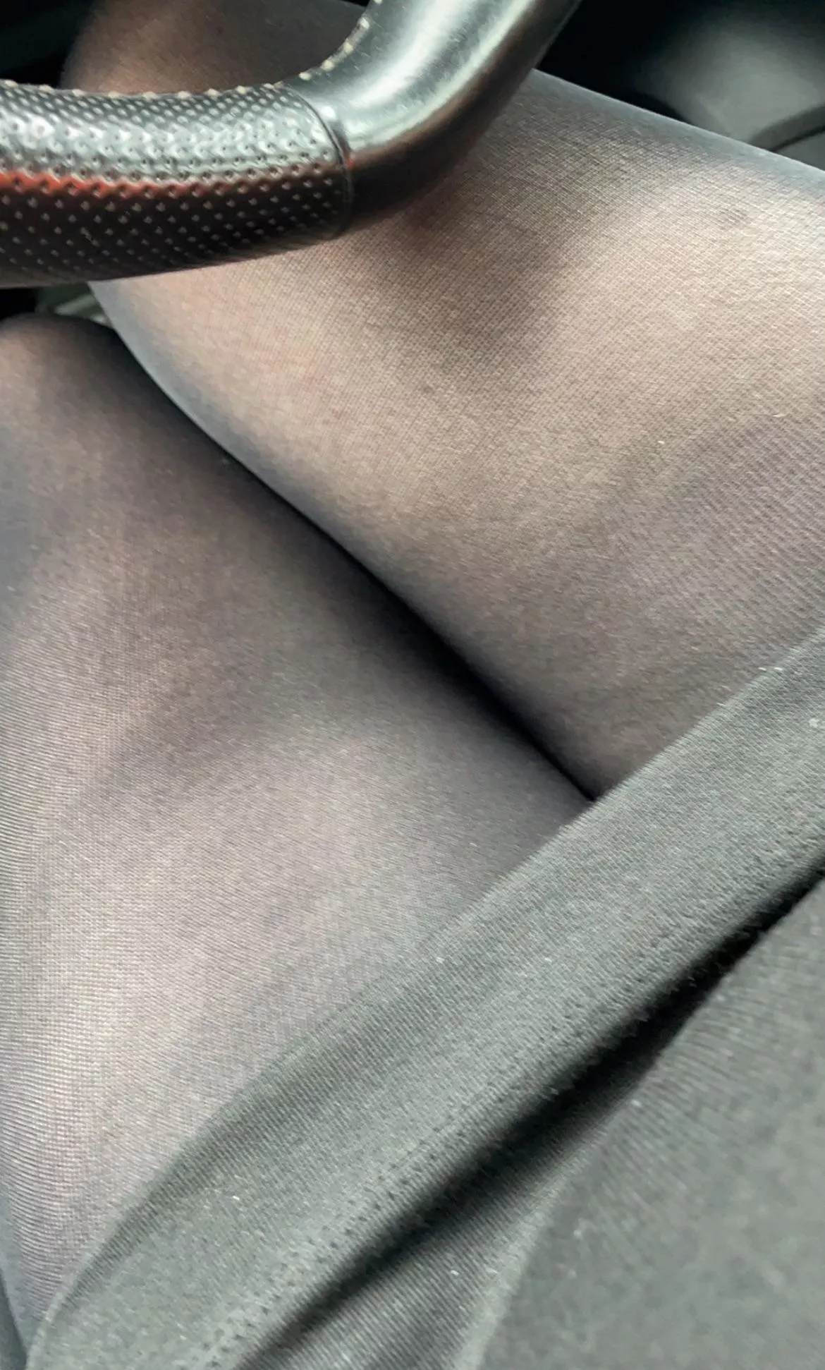 Holding at work all afternoon , close to an accident