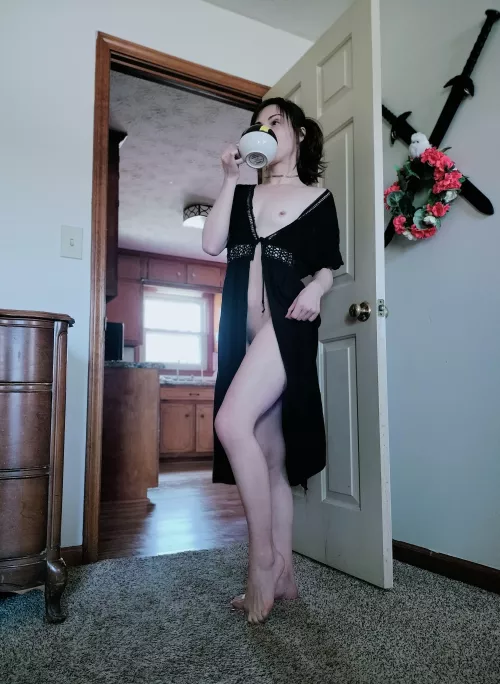 How I like to drink my coffee in the morning <3