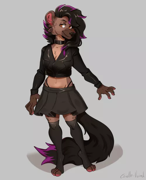 Hyena girl commission I did