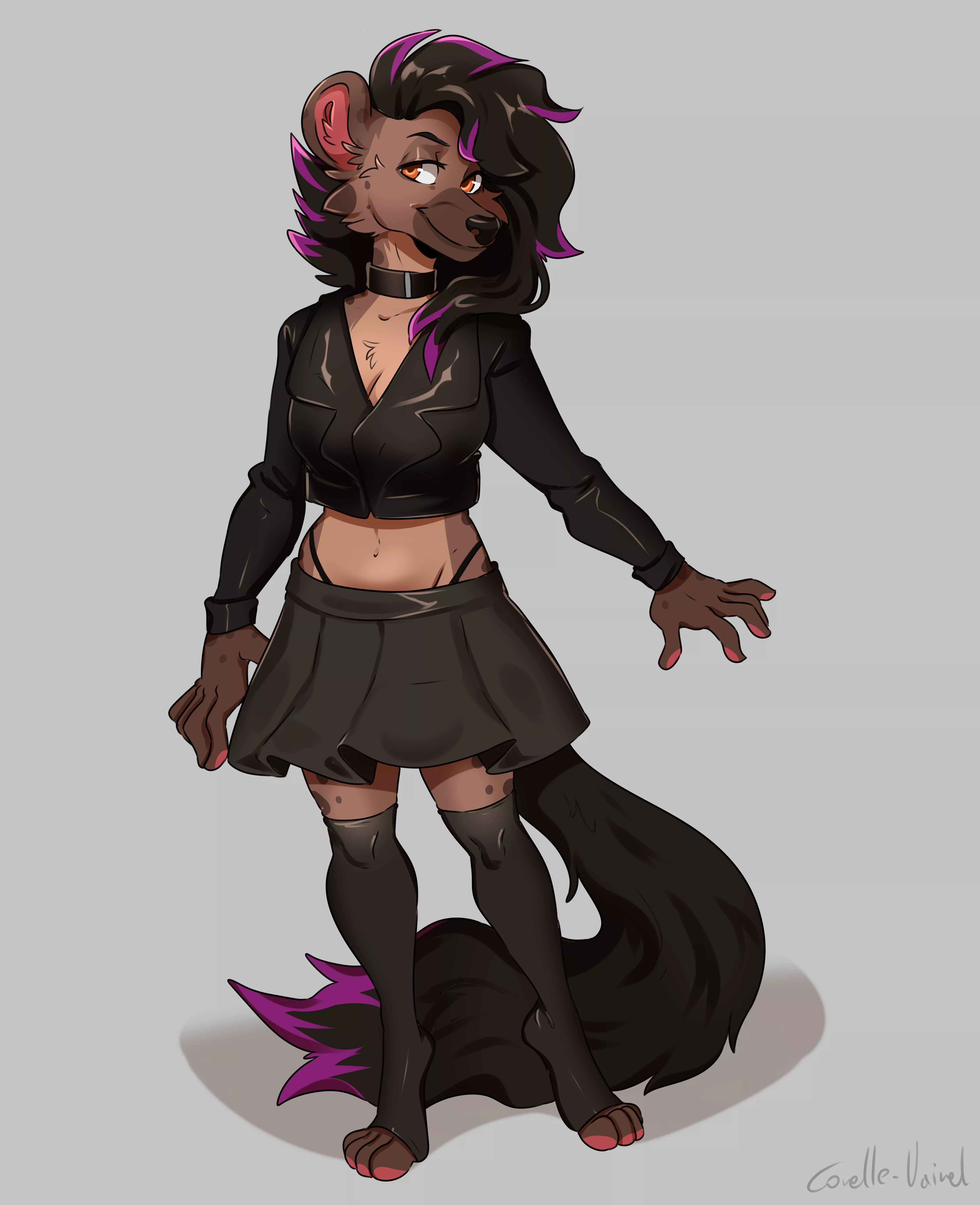 Hyena girl commission I did