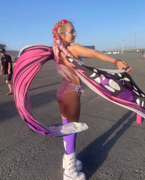 I do a butterfly fit every year for EDC 🦋