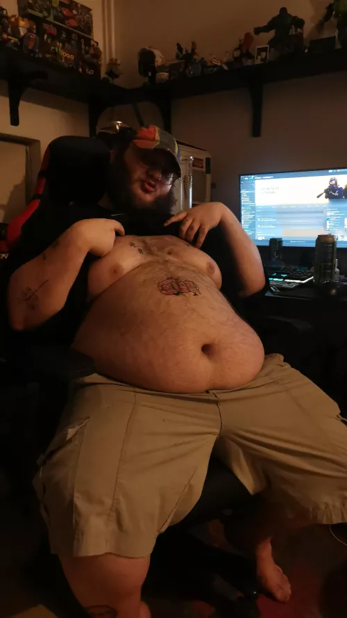 I love showing off my weird tattoo of a camper 