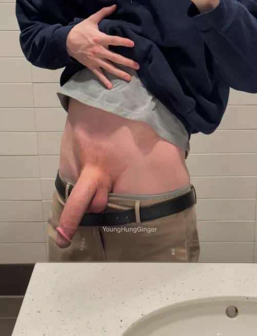 I still think I’ve got the biggest dick at work even when I’m not fully hard.