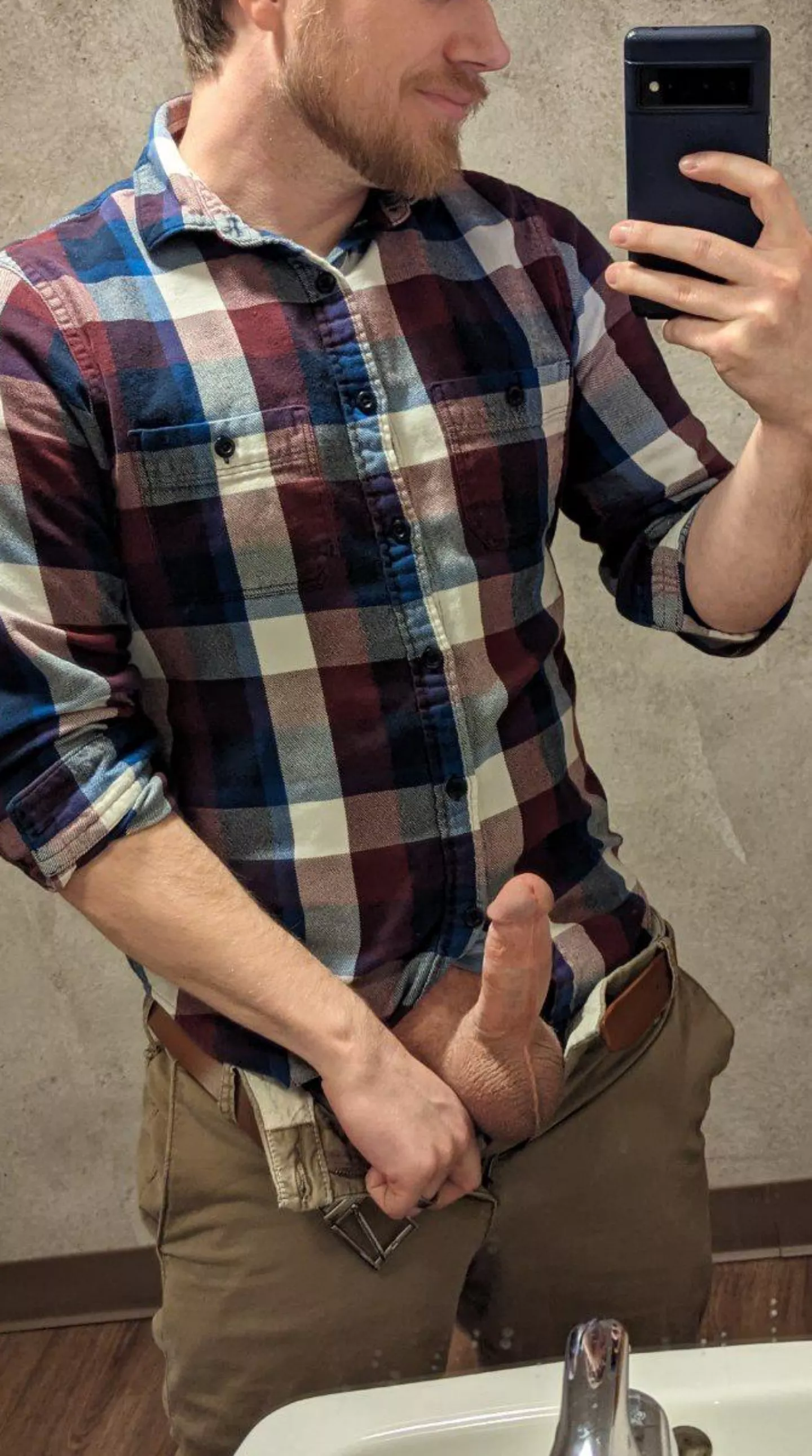 I want to wrap my hand around your throat and try to feel my cock as it slides down.