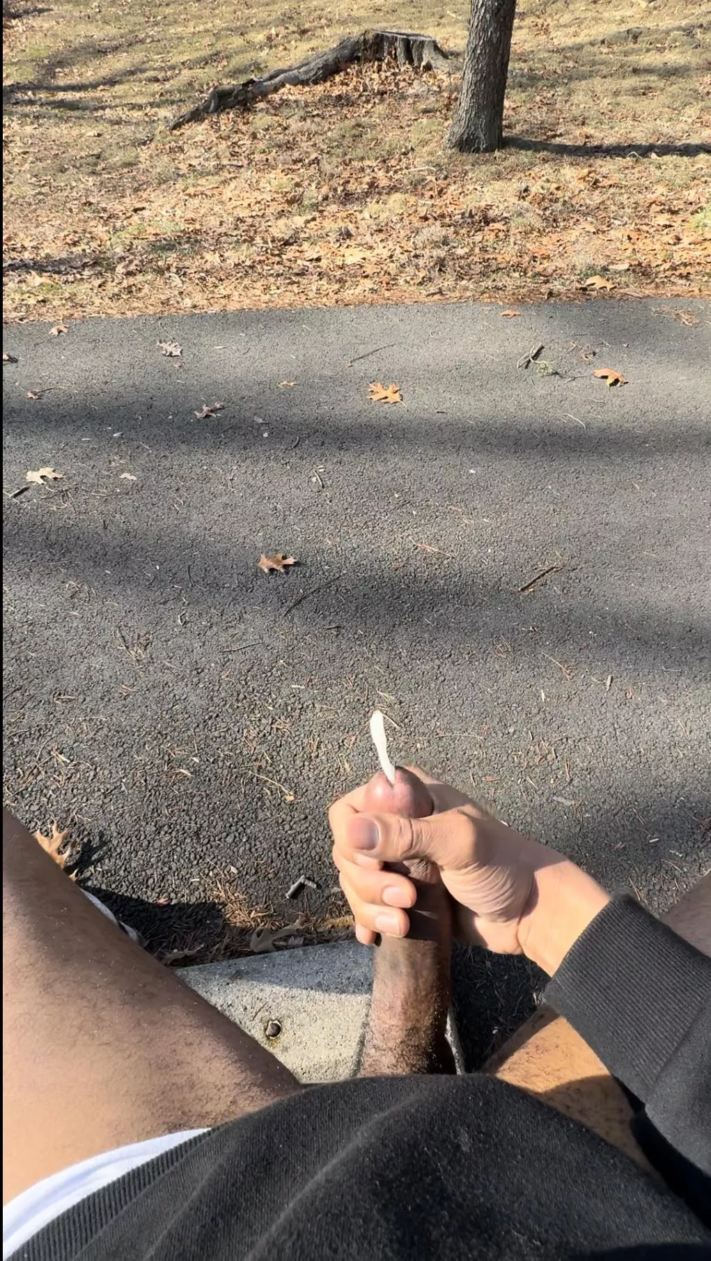 I wish someone was here to catch my load