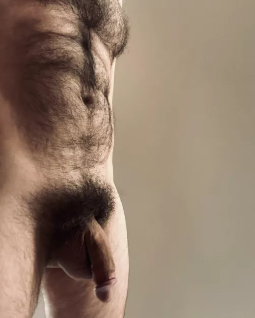 I've got a strong back from carrying around all this dick...