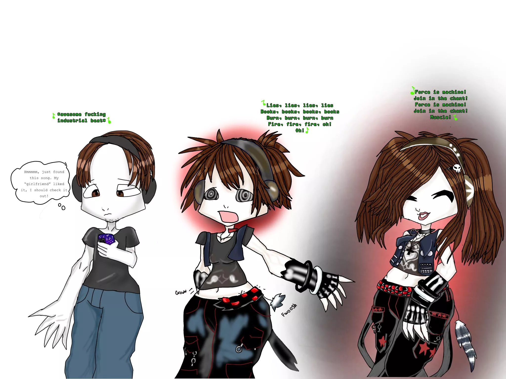 Joining in the Chant (MTF, MC) by me…me…me