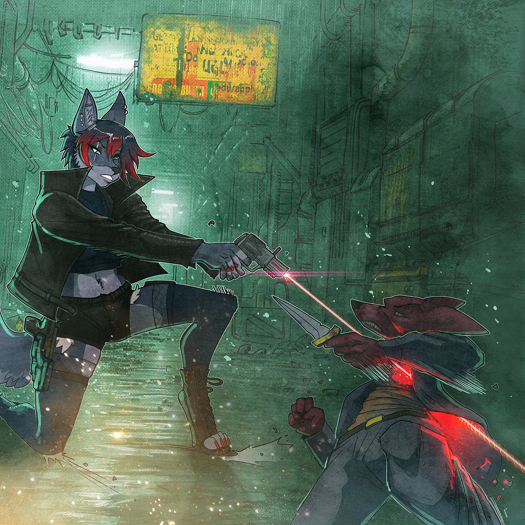 Laser Blast (Ashpond OC) I love aciton scenes!