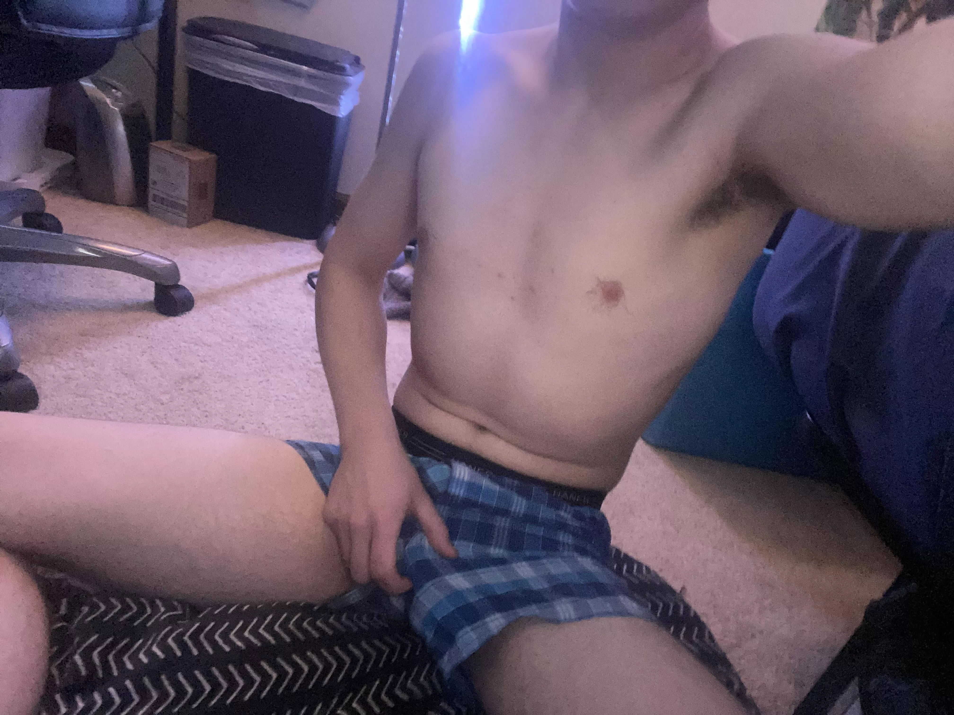 Like me on the floor?